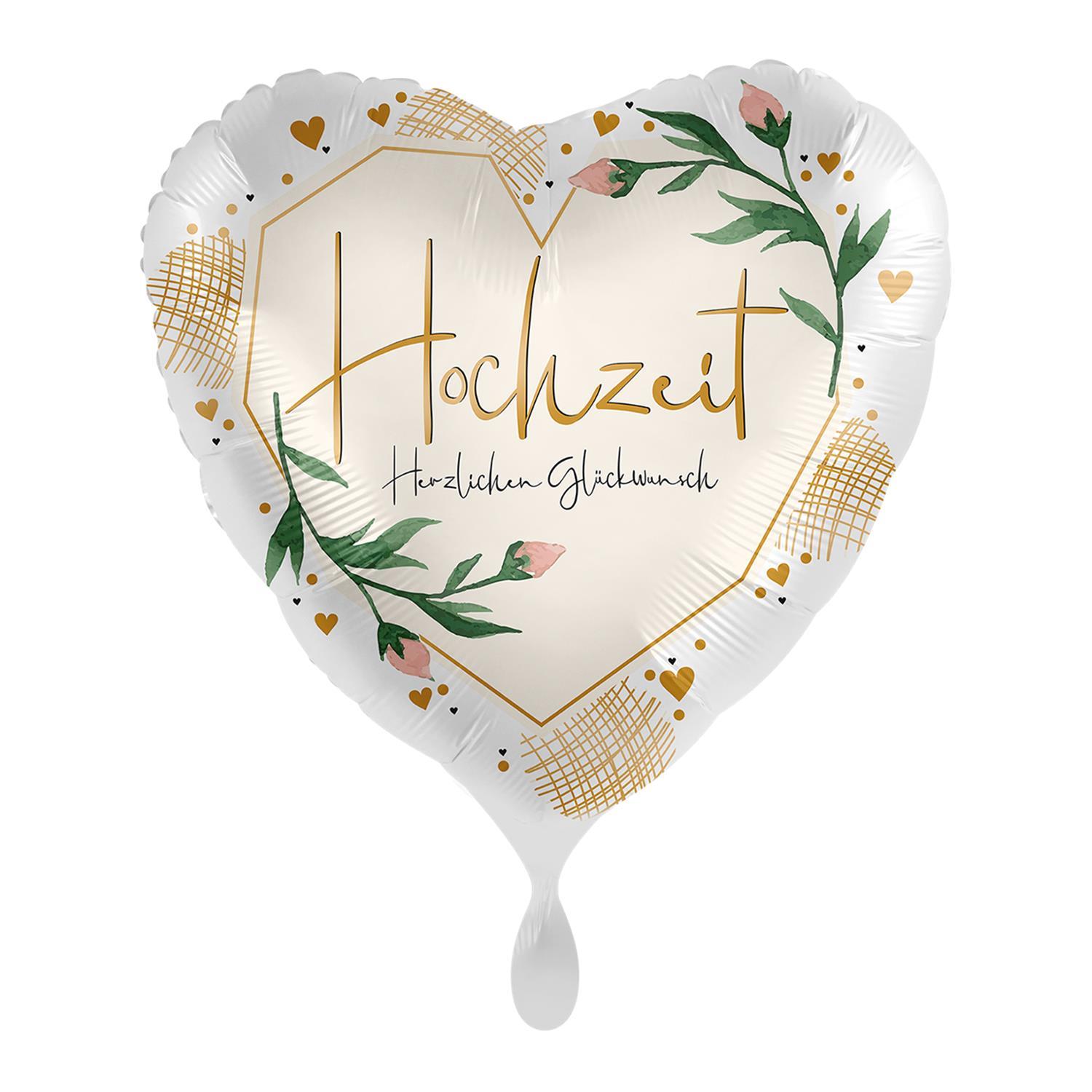 Folienballon Hochzeit Herz » Hier online bestellen